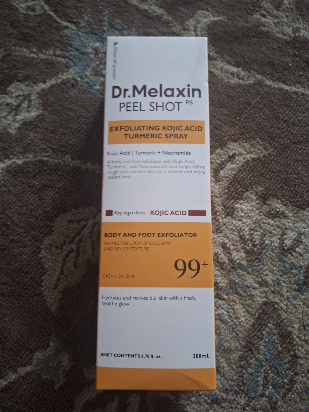 Dr. Melaxin Peel Shot Exfoliating Spray in Orange - Body & Foot